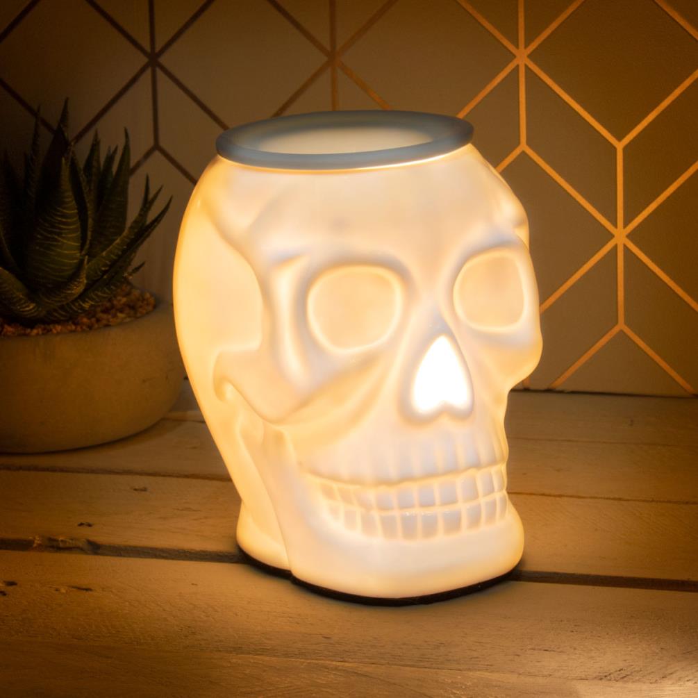 Desire Aroma White Skull Electric Wax Melt Warmer Extra Image 1